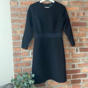 J Crew black winter dress